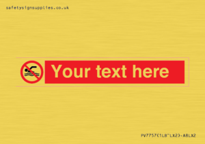 Custom prohibition no swimming